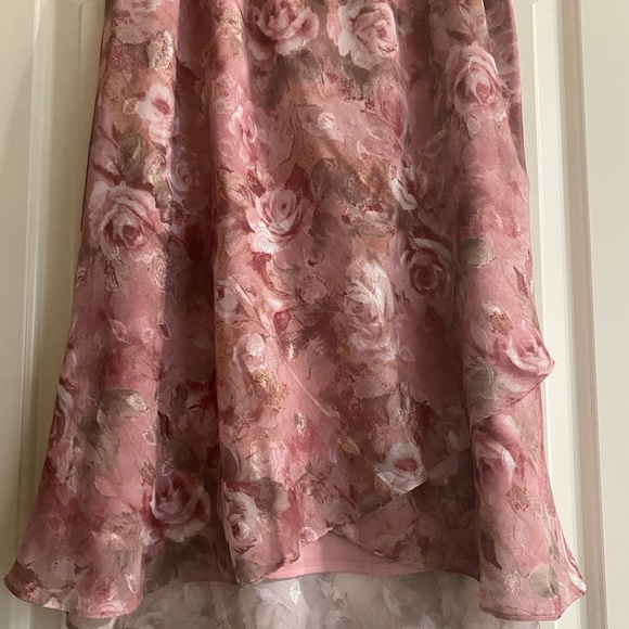 2 piece Women's Floral Top and Skirt set by Sag Harbor - Picture 4 of 8